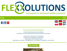 Tablet Screenshot of flexxolutions.nl